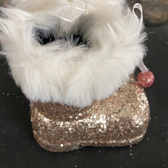 ASHLAND GLITTER BOOTS ORNAMENT SET OF 4 NWT - Picture 4 of 8